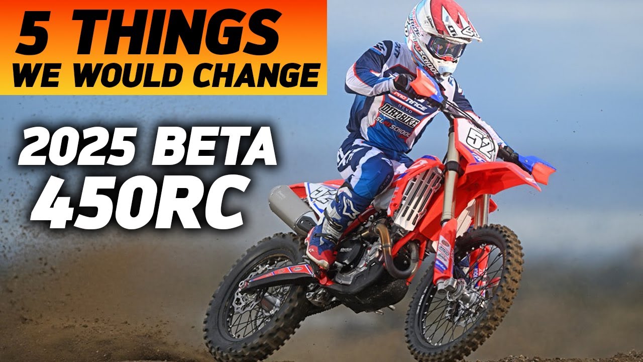 5 THINGS WE'D CHANGE ON THE 2025 BETA 450RC OFF-ROAD MODEL