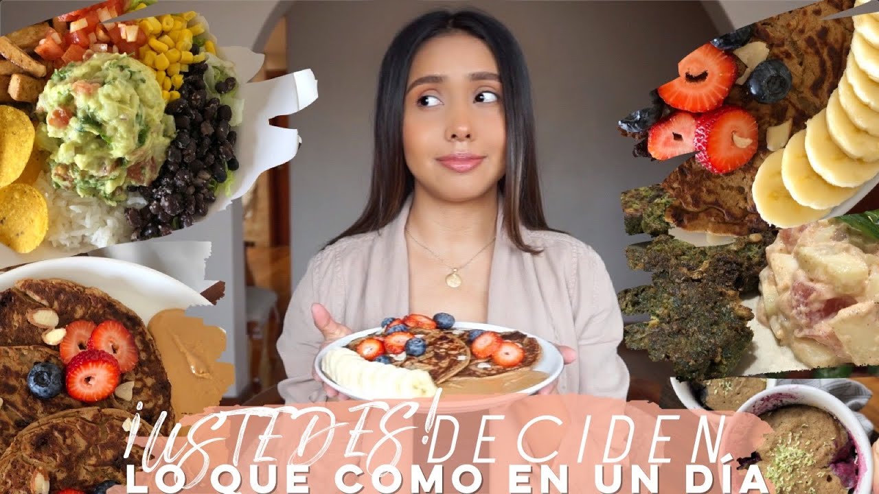 USTEDES DECIDEN LO QUE COMO EN UN DÍA