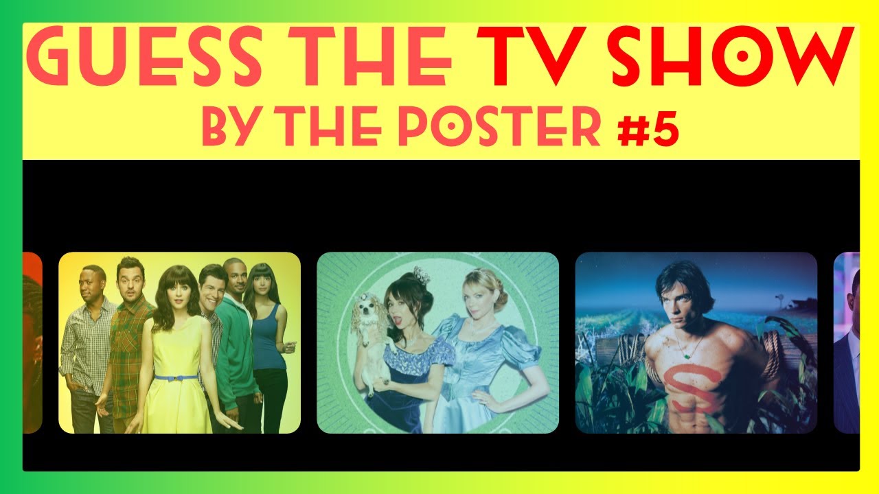 Guess the TV Show by the Poster! #5 | Can you name all 50?