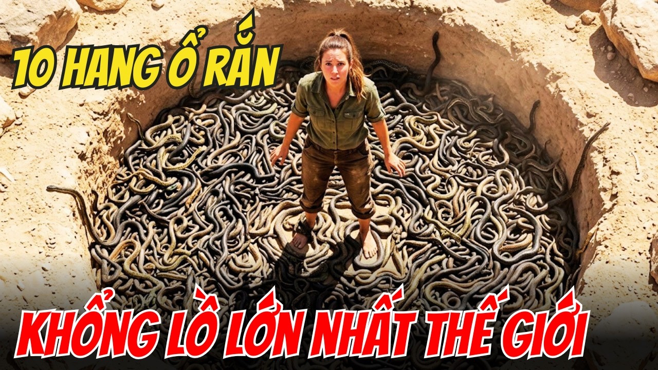 Cảnh Báo: 10 Hang Rắn Khổng Lồ Nguy Hiểm Nhất Hành Tinh!