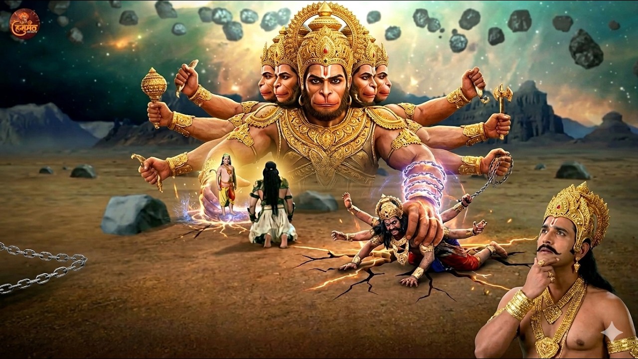 🚩 हनुमान ने राक्षस को बनाया बंदी! शनिदेव हुए आज़ाद | Mahabali Hanuman Ep-138
