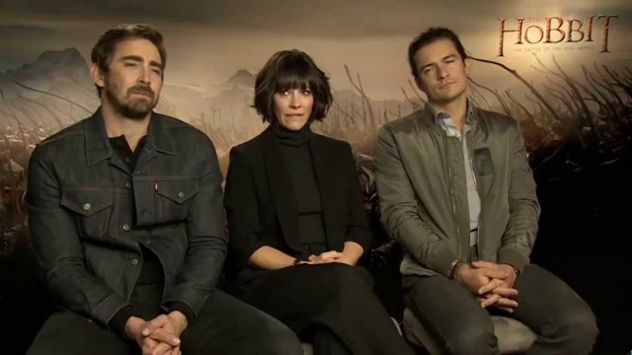 The Hobbit TBOTFA - Orlando Bloom, Evangeline Lilly, Lee Pace Interview