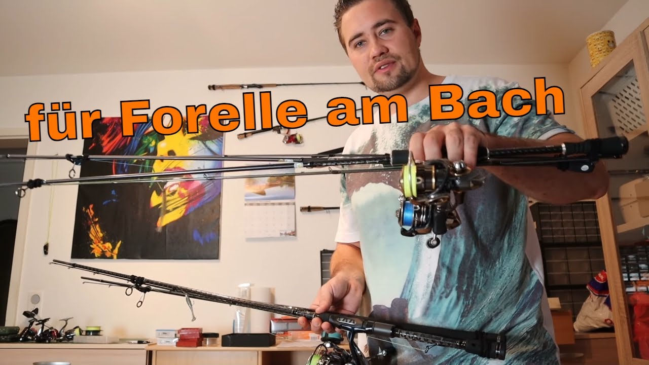 medium Spinnruten f&uuml;r Forelle am Bach