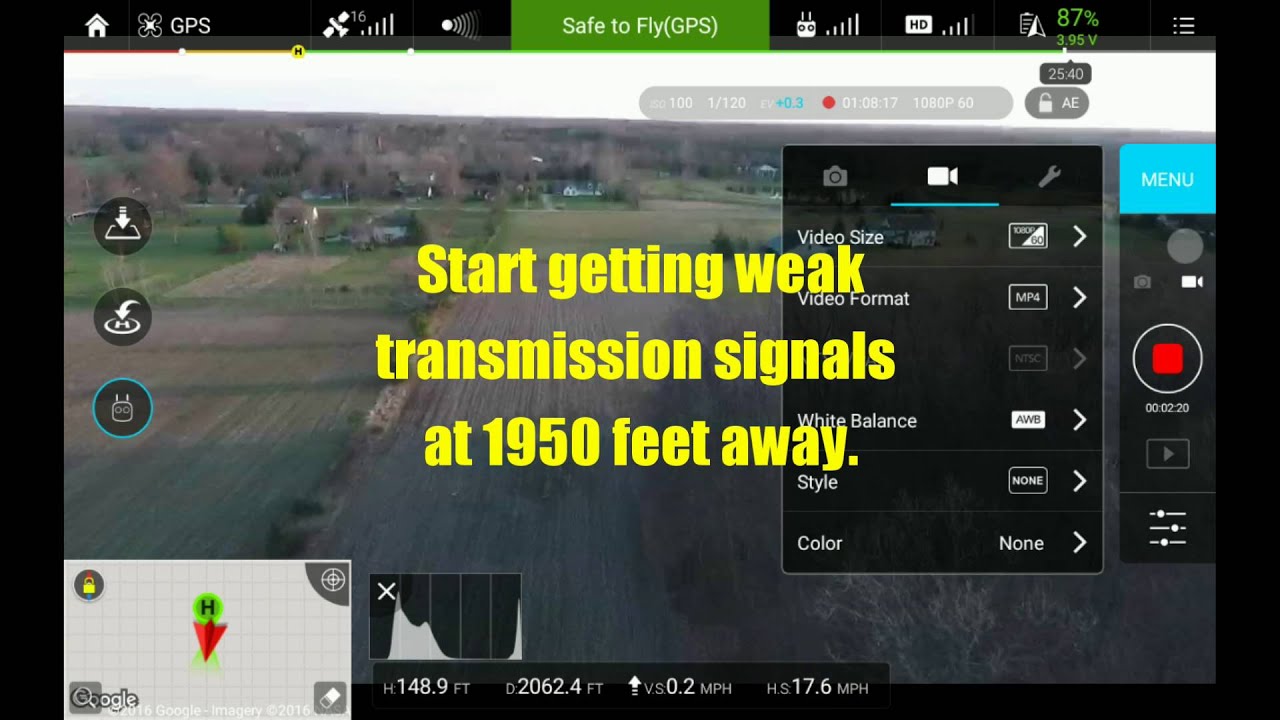 DJI Phantom 4 Signal Loss