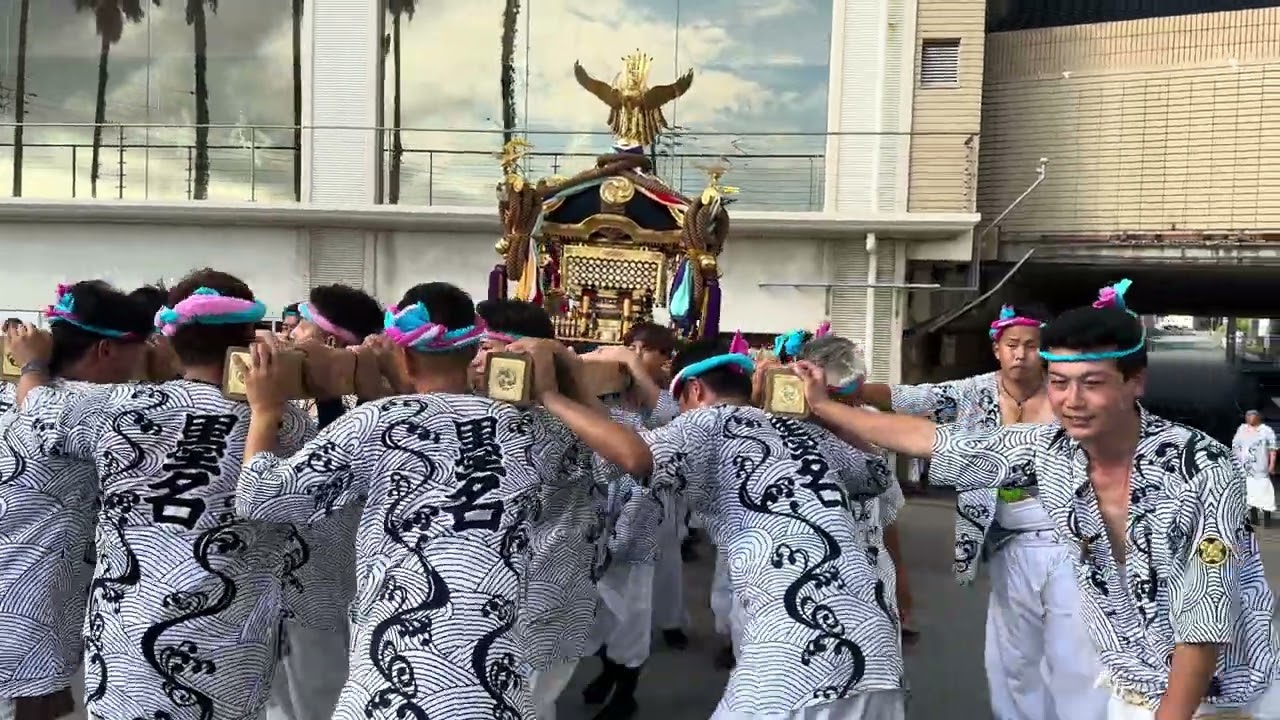 2025.9.12 勝浦大漁まつり　墨名区　一の鳥居