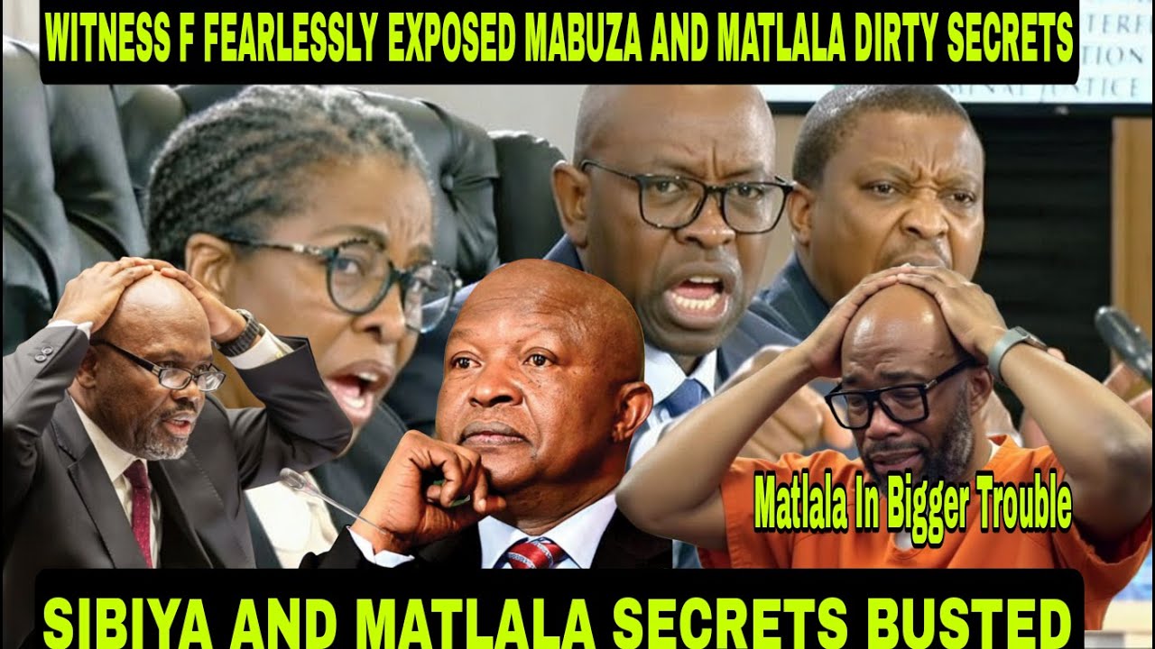 Witness F Unapologetically Exposed Dirty Secrets Of David Mabuza, General Sibiya and Cat Matlala