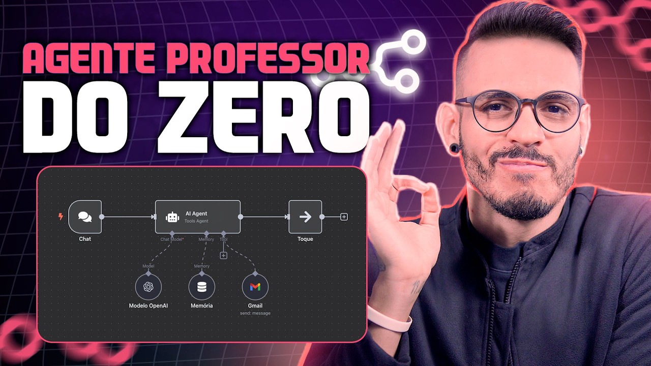 Crie Seu Primeiro AGENTE de IA para APRENDER QUALQUER ASSUNTO 🧠 (Passo a Passo)