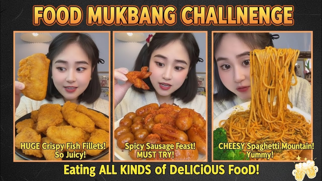 Yummy #6 ,Chinese mukbang, huge Spicy Noodles feast! 🍜 & Dumpling Soup 🍲😋..#yummy #food #mukbang