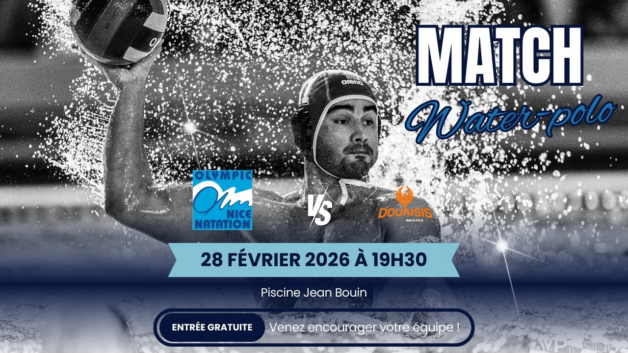 Match de water-polo élite masculin ONN - DOUAI