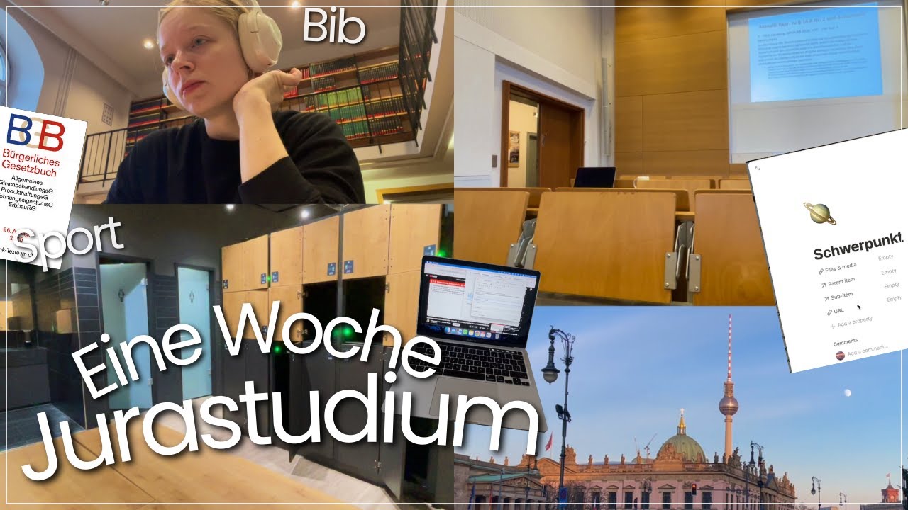 Eine Woche JURA im 5. Semester | Vlog | Marlenes Mind