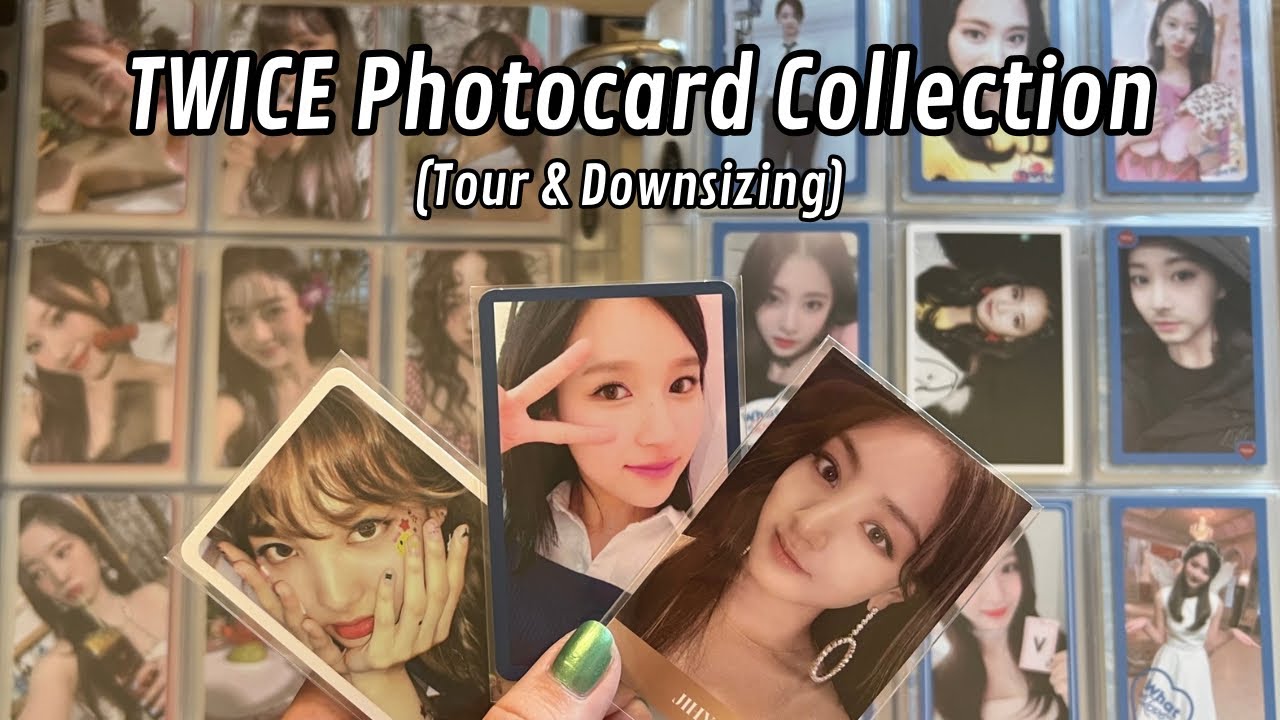 My twice photocard collection (flip through and downsizing)