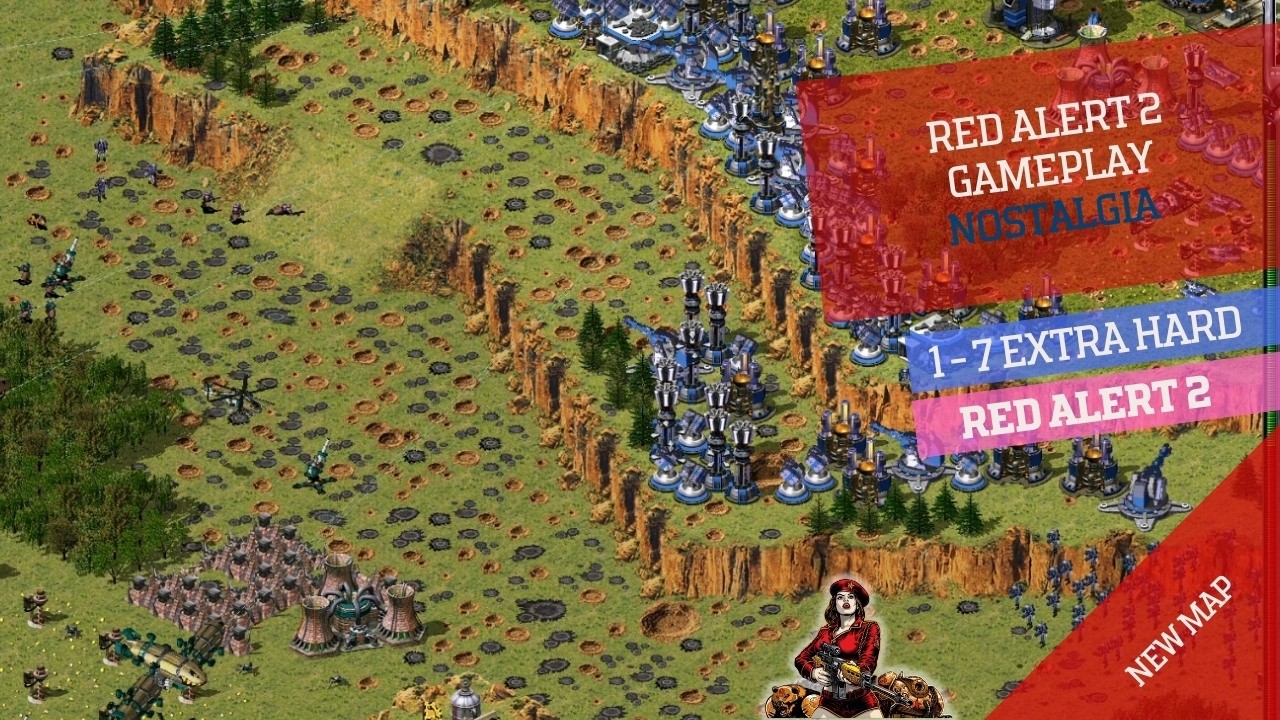 Red Alert 2 Gameplay | Classic Command & Conquer Nostalgia | [1-7 Hard]