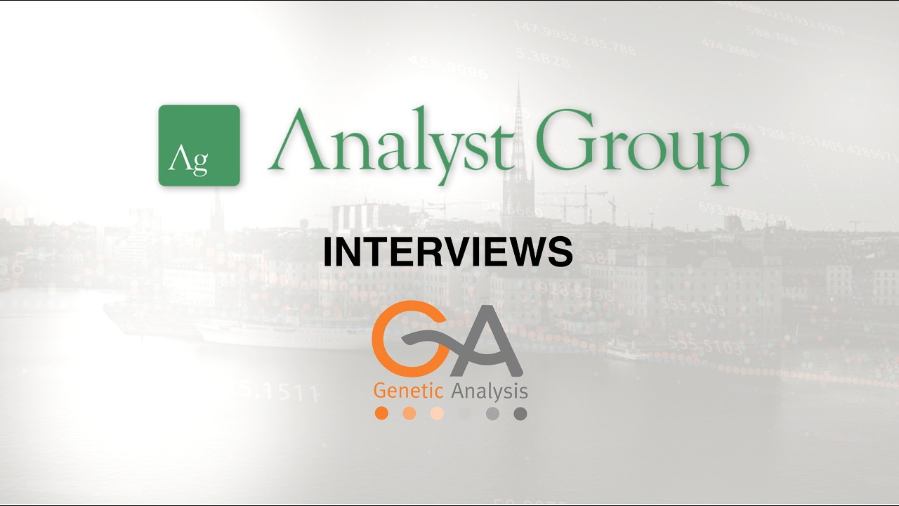 Analyst Group Interview Genetic Analysis' CEO Ronny Hermansen