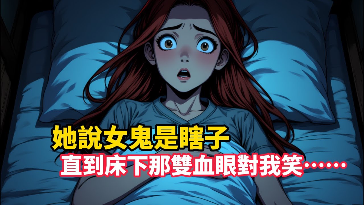 她說女鬼是瞎子，直到床下那雙血眼對我笑……