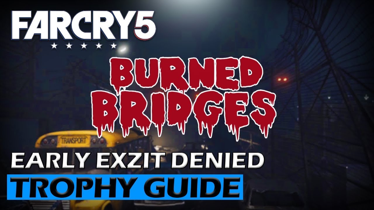 Far Cry 5: Dead Living Zombies DLC - Early Exzit Denied Trophy Guide