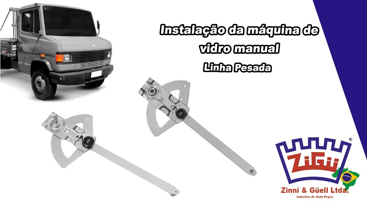 Instalação da máquina de vidro manual R-2120 e R-2123 1935 / 1938 / 1218 / 1418 / 709