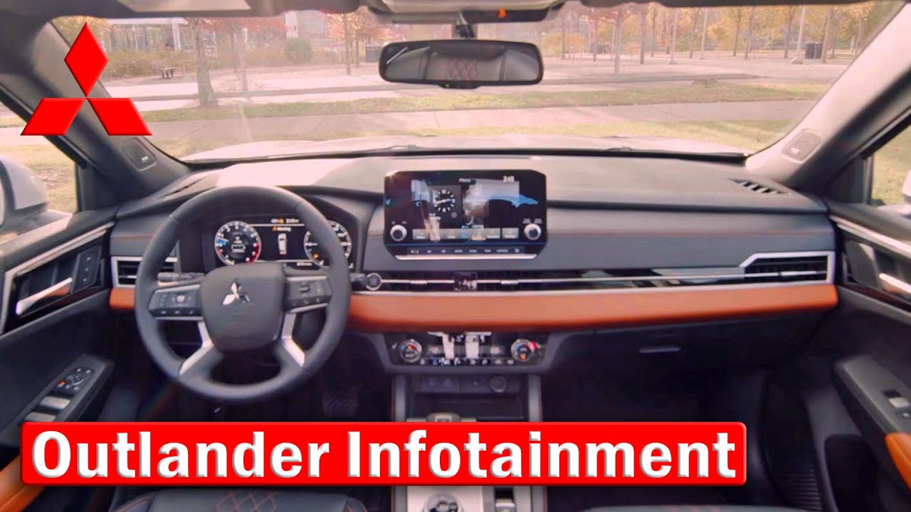 2022 Mitsubishi Outlander Infotainment walkaround, Interior features, connectivity