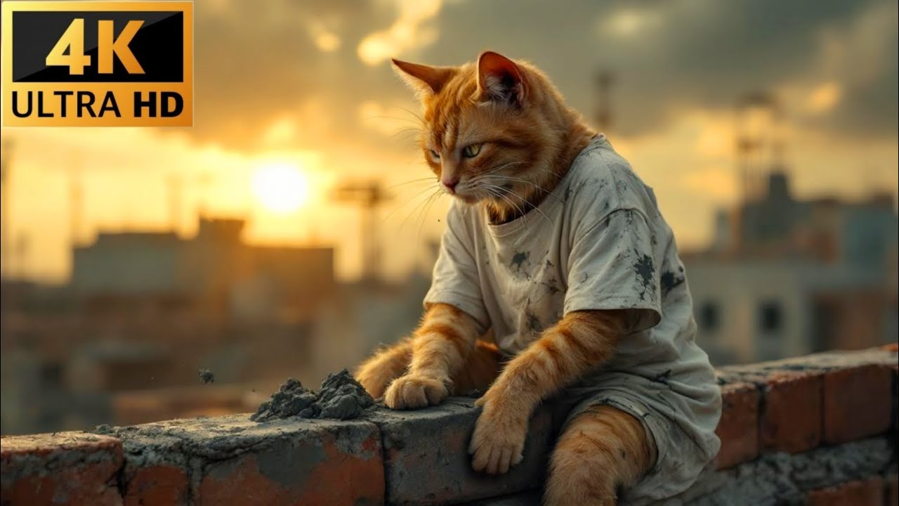 Why Does This Cat Work So Hard? 🐾🔥 Don&rsquo;t Miss The Ending!