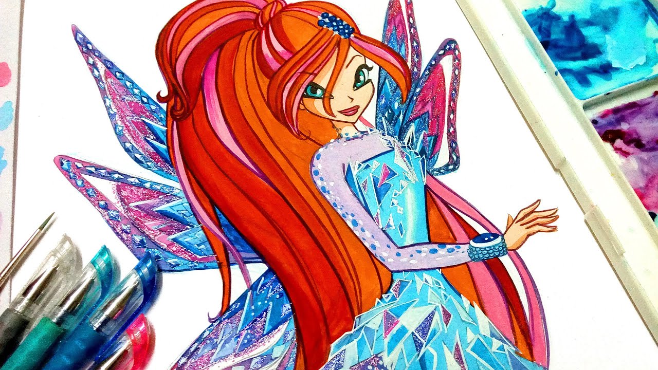 Рисунок ❤ цветения tynix из Winx club❤ Discover Draw