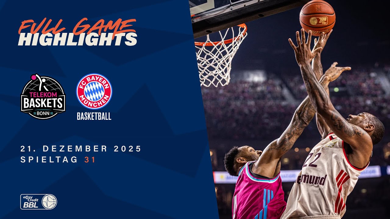 Telekom Baskets Bonn vs. FC Bayern München Basketball - Full Game Highlights - Spieltag 31, 25/26