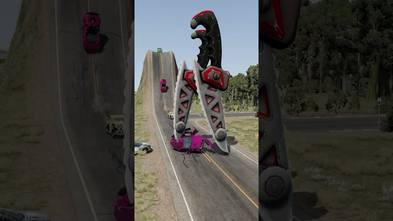 Knife Hammer Crash Car & Van - Beamng