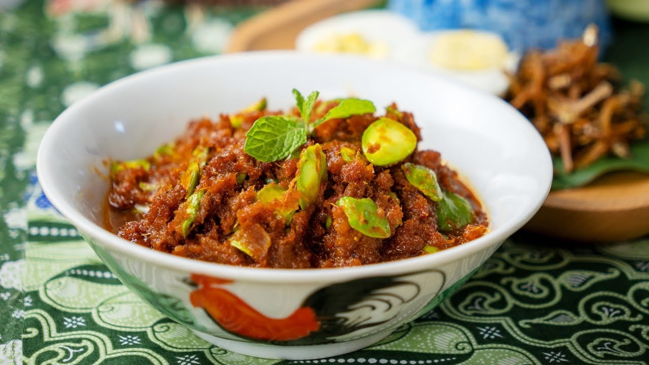 叁巴虾米炒臭豆，真让人又爱又恨啊 💚 Petai with Dried Shrimp Sambal [小雁/我的爱心食谱]