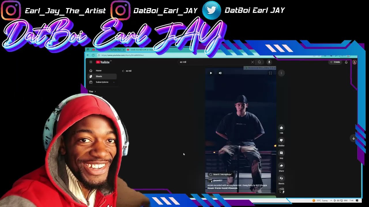 [WHAT EZ IS DOING TO ABRA IS DIABOLICAL!!!] Ez Mil - Gang Baby (Freestyle) REACTION