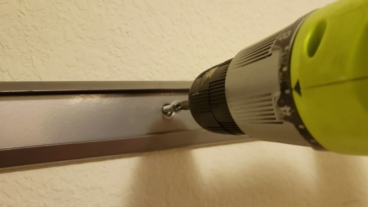 How to hang custom closet part 4