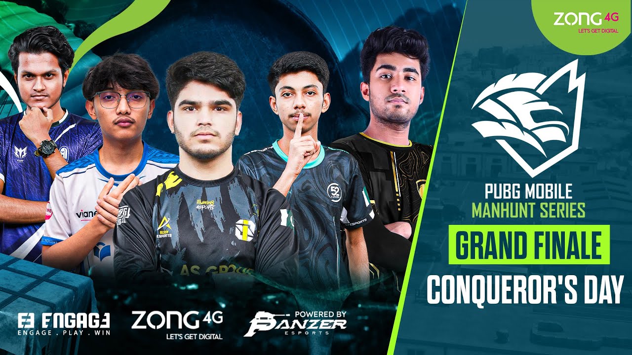 Zong PUBG Mobile Manhunt Series Grand Finals | Conqueror's Day