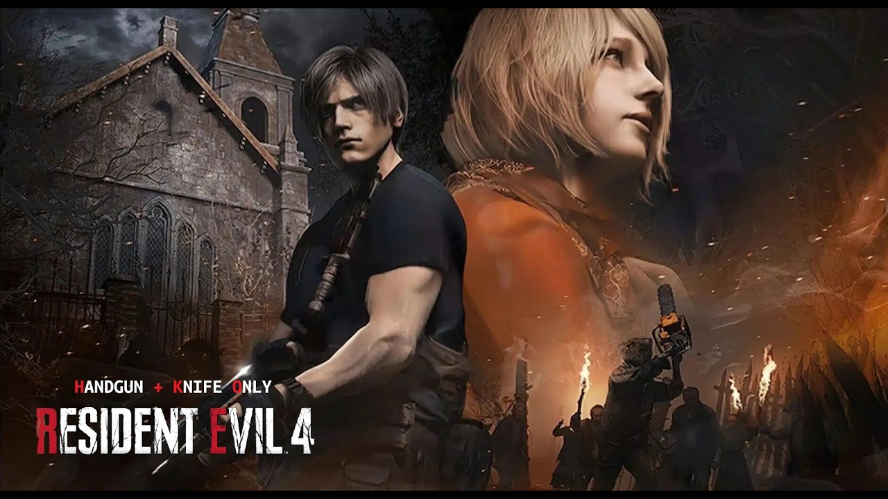 HANDGUN KNIFE ONLY RESIDENT EVIL 4 REMAKE #3