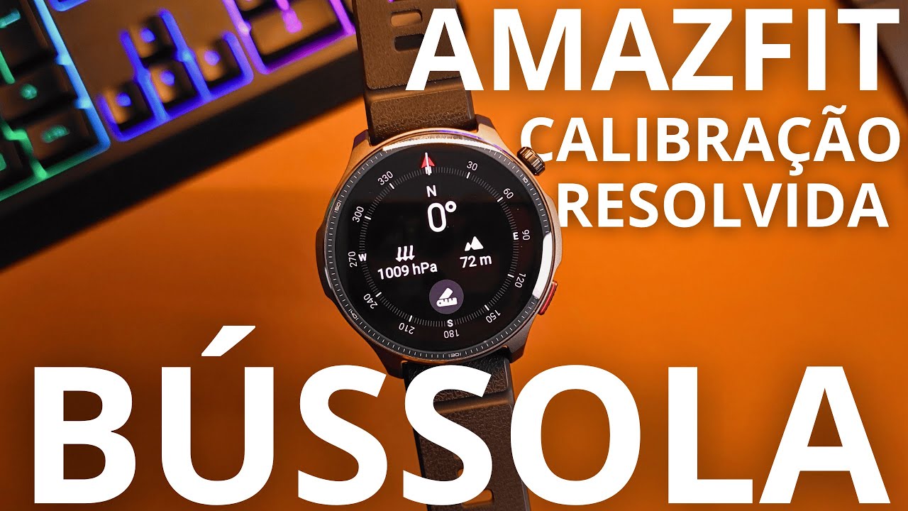 Como Calibrar Bússola do Amazfit - Balance 2 - DICA RÁPIDA