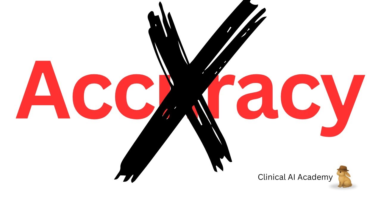 Four Performance Measures Experts Recommend to Use in Clinical AI - Journal Club [11]