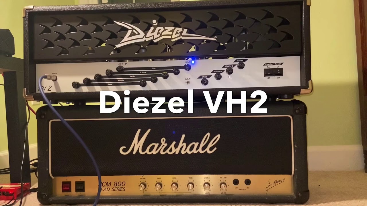 60 Second Battle:  Marshall JCM800 vs Diezel VH2