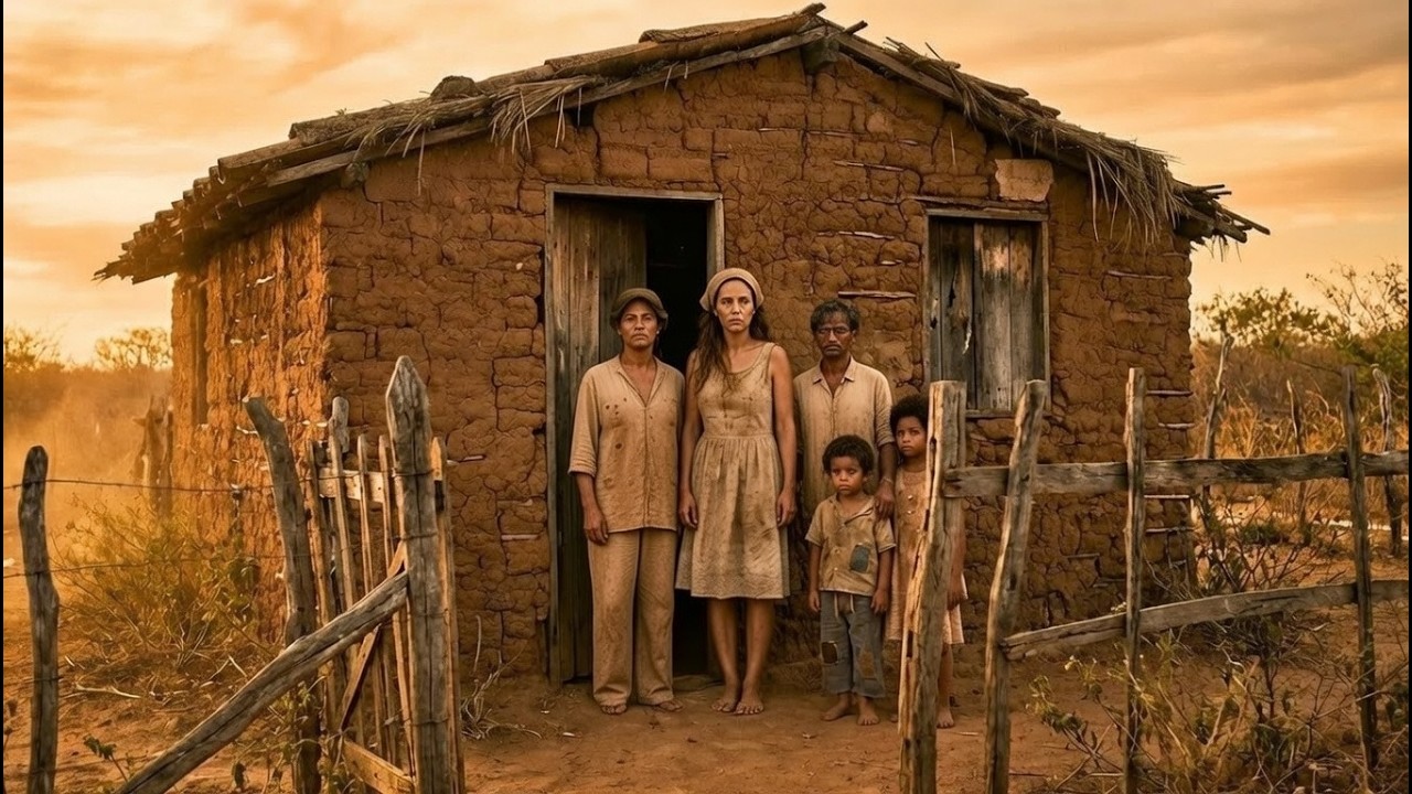 Viúva fica SEM COMIDA com os filhos… até que encontra uma CASA DE BARRO abandonada… e abre a porta..