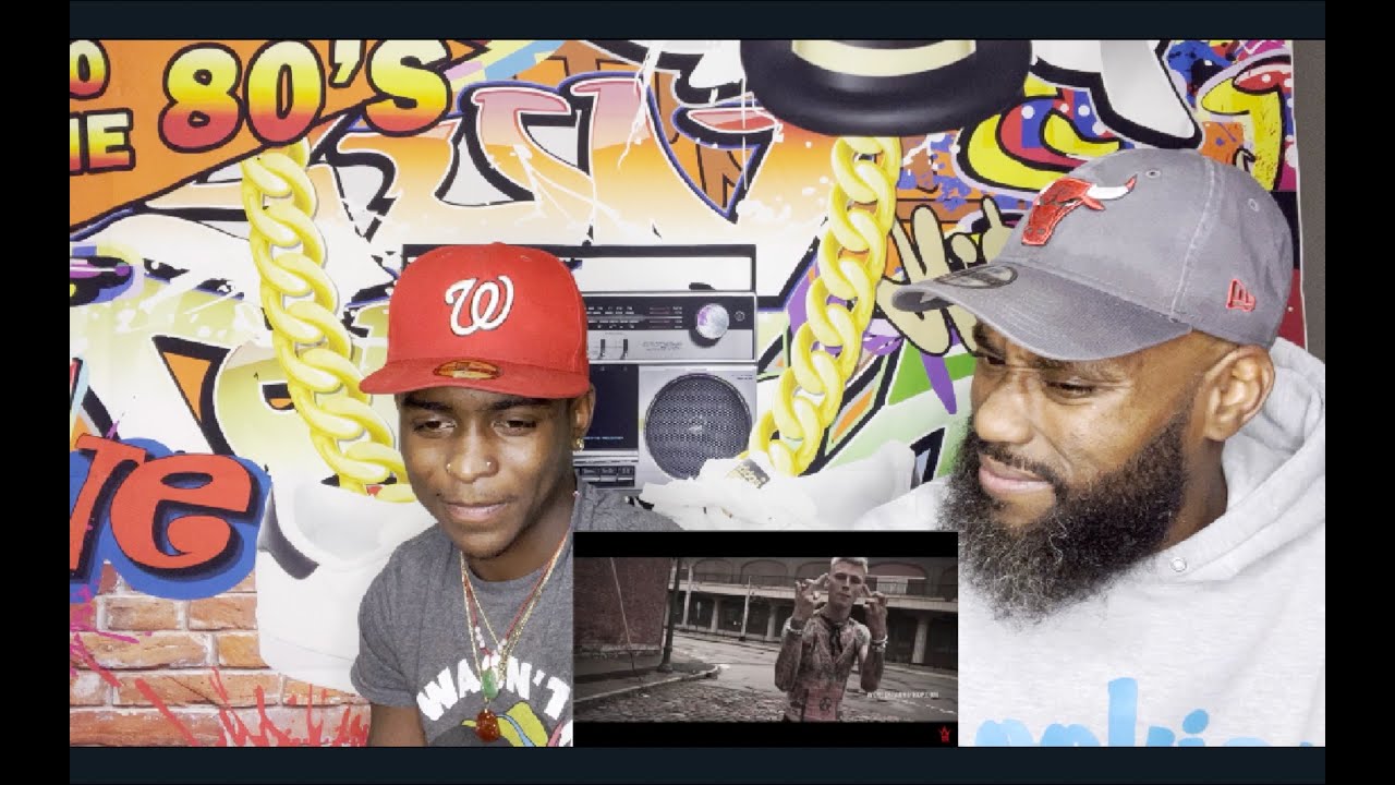 MY SON FIRST TIME HEARING MACHINE GUN KELLY- RAP DEVIL (REACTION)