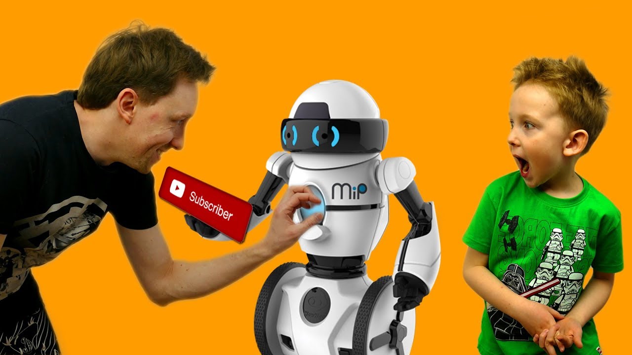 Радиоуправляемый РОБОТ Woowwee Mip Unboxing Управление и ТРЮКИ Изнанка ВЛОГ про игрушки для детей