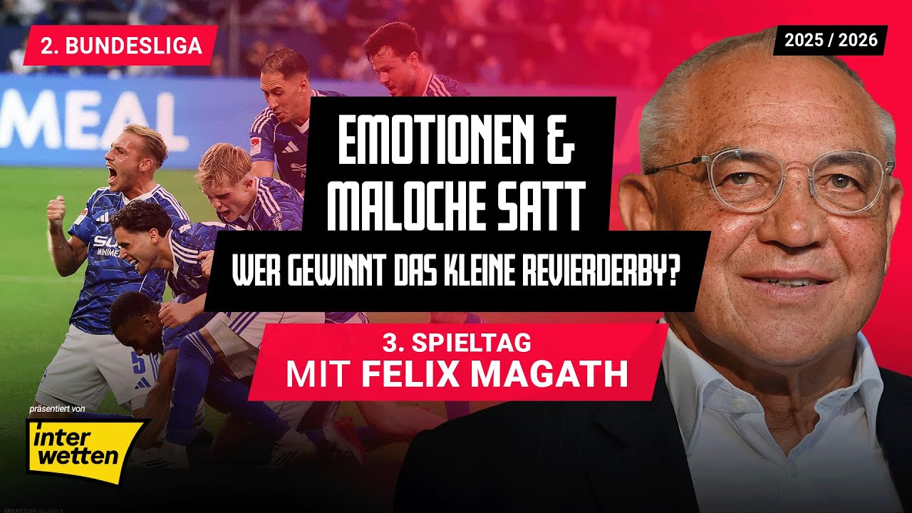 2. Liga Tipps ⚽ Der 3. Spieltag mit Felix Magath 🔥 Beidfüßig - Die 2. Bundesliga Prognose