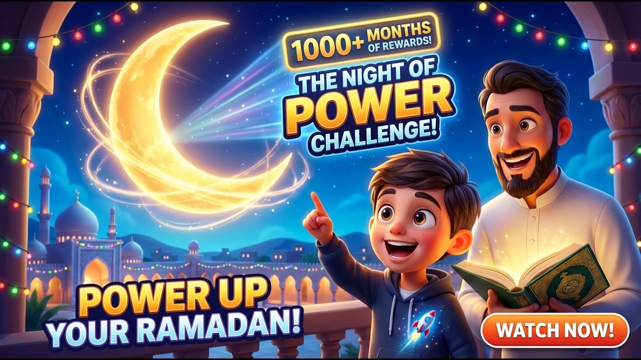 One Night = 83 YEARS In Ramadan?! 🌙 The Night of Power Challenge (Laylatul Qadr For Kids)