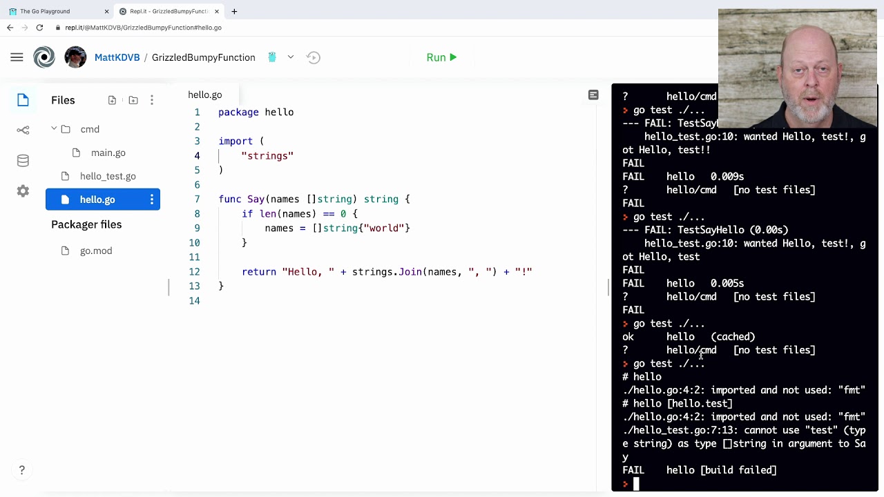 Go Class: 02 Simple Example