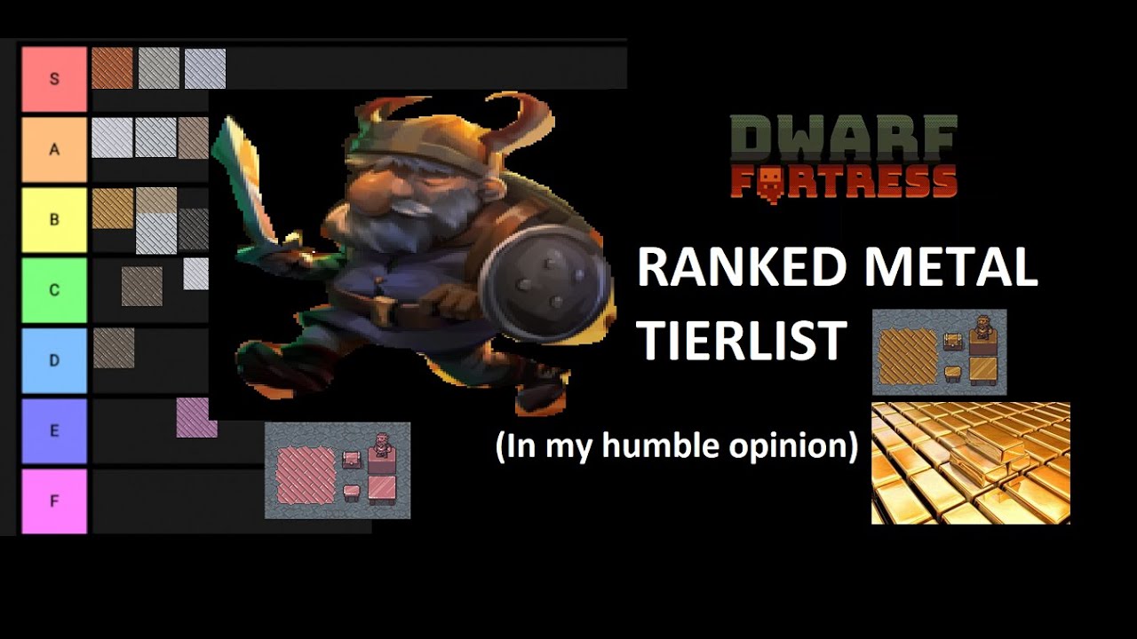 Dwarf Fortress Tier List: All Metals Ranked!