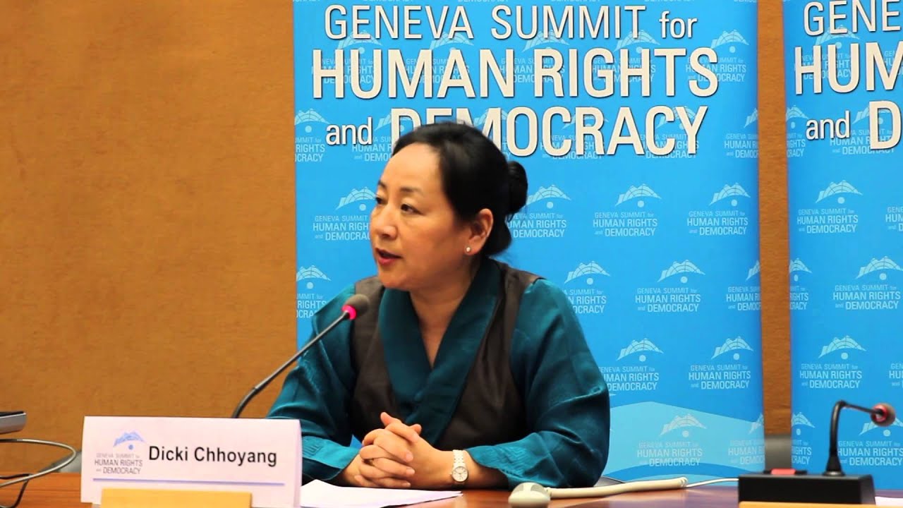 Dicki Chhoyang at Geneva Summit 2015