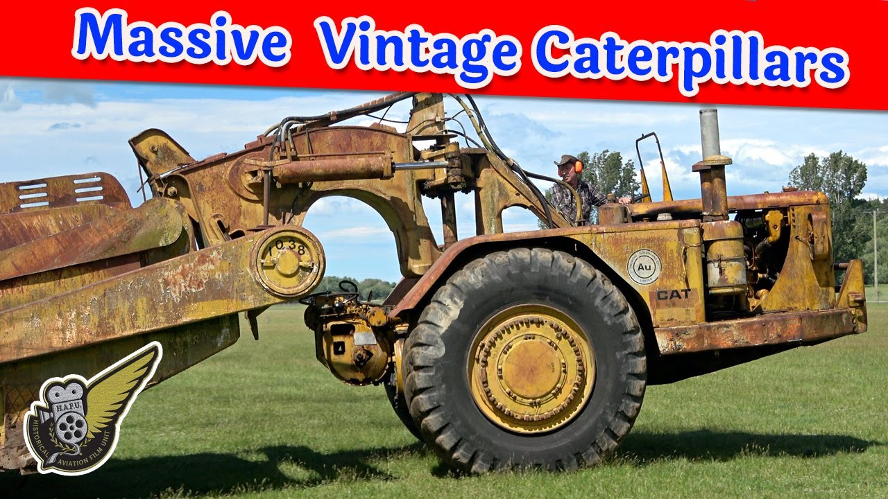 Huge Diesel Engines And Machinery Working In Their Old Age