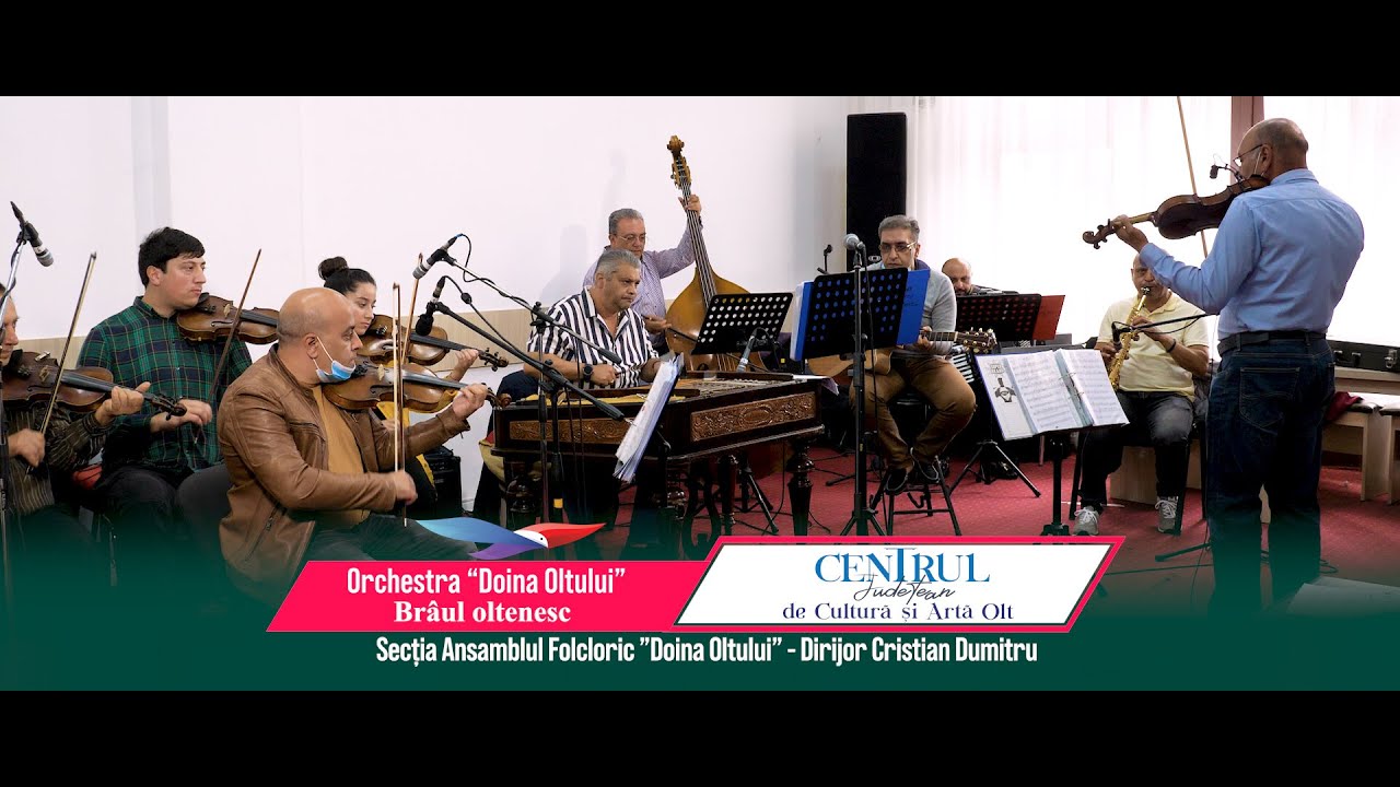 Orchestra Ansamblului Folcloric ”Doina Oltului”   Brâul Oltenesc   Repetiție Live