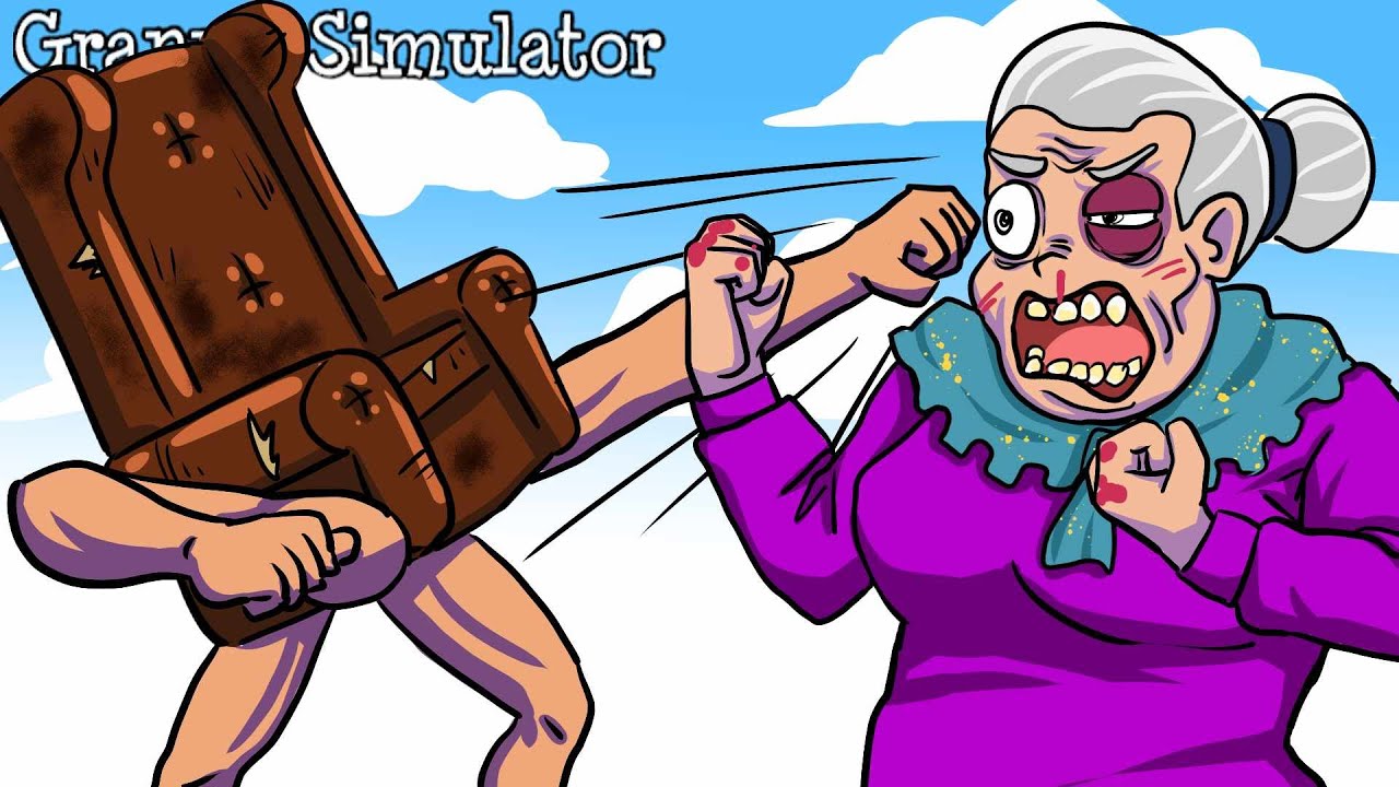 BABCIA POKONANA PRZEZ FOTEL | GRANNY SIMULATOR