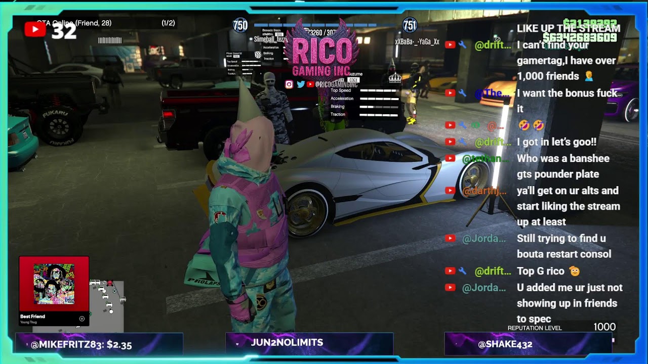 GTA 5 ONLINE LIVE (PS5) LS CAR MEET 4 CAR DROP  + 2 MORE BONUS CARS