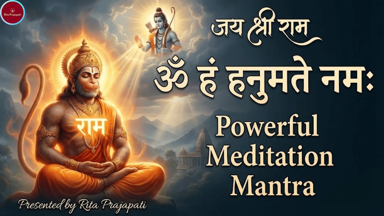 हनुमान जी का चमत्कारी मंत्र - ॐ हं हनुमते नमः || Om Shri Hanumate Namah Chant || Rita Prajapati