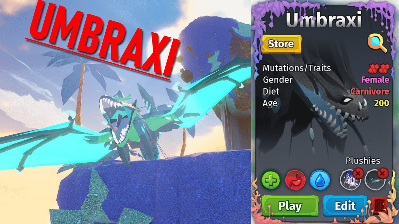Kosing with the Demon of the Seas and Skies, Umbraxi | Roblox Creatures of Sonaria