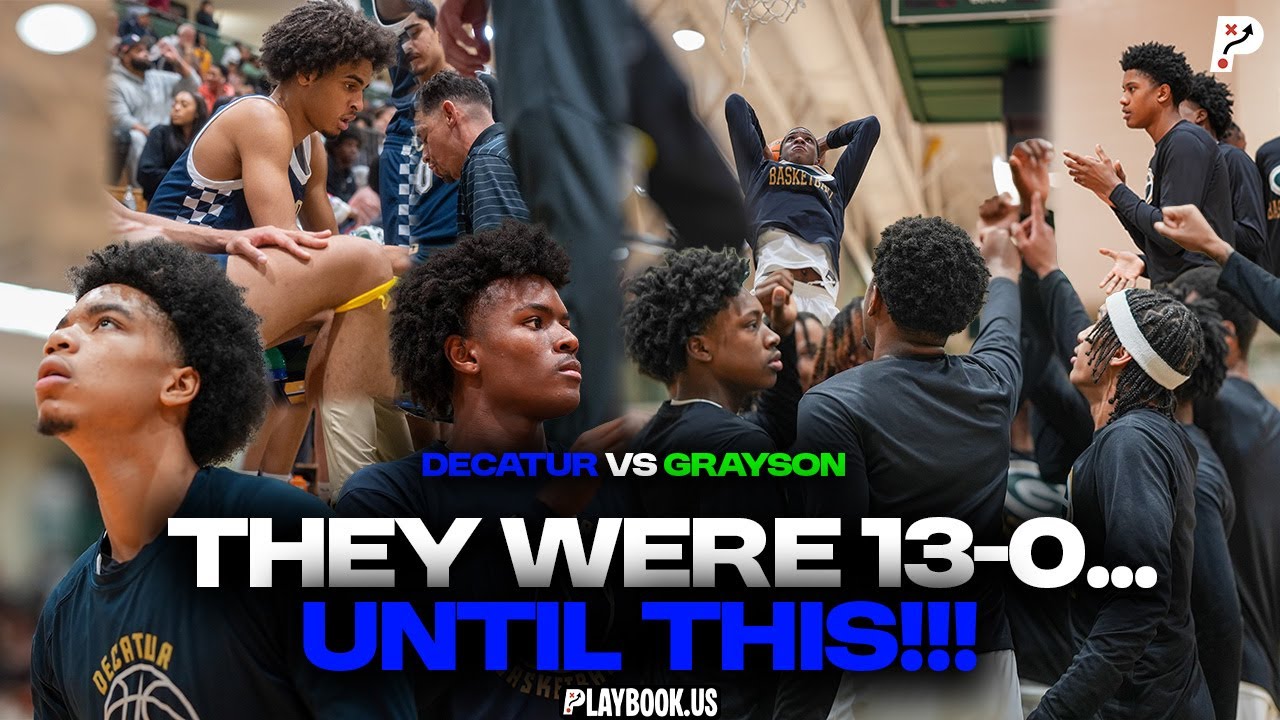 BUZZER BEATER SHOCKER!! DECATUR STUNS 13-0 GRAYSON at the HORN😱!! Decatur vs Grayson High Highlights