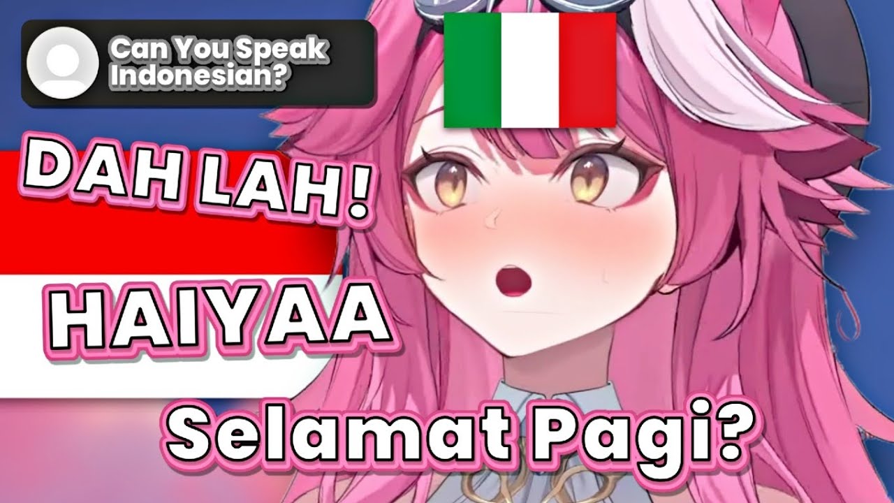 Raora speaks Indonesian but she just remembers Kaela's languages [Hololive]