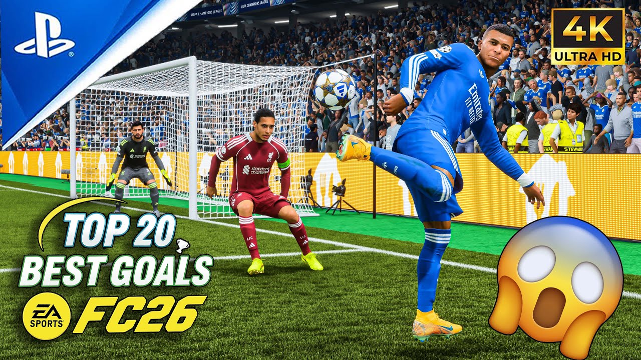 НЕВЕРОЯТНЫЕ ГОЛЫ FC 26 | ТОП-20 НЕВОЗМОЖНЫХ ГОЛОВ [PS5 PRO 4K60]